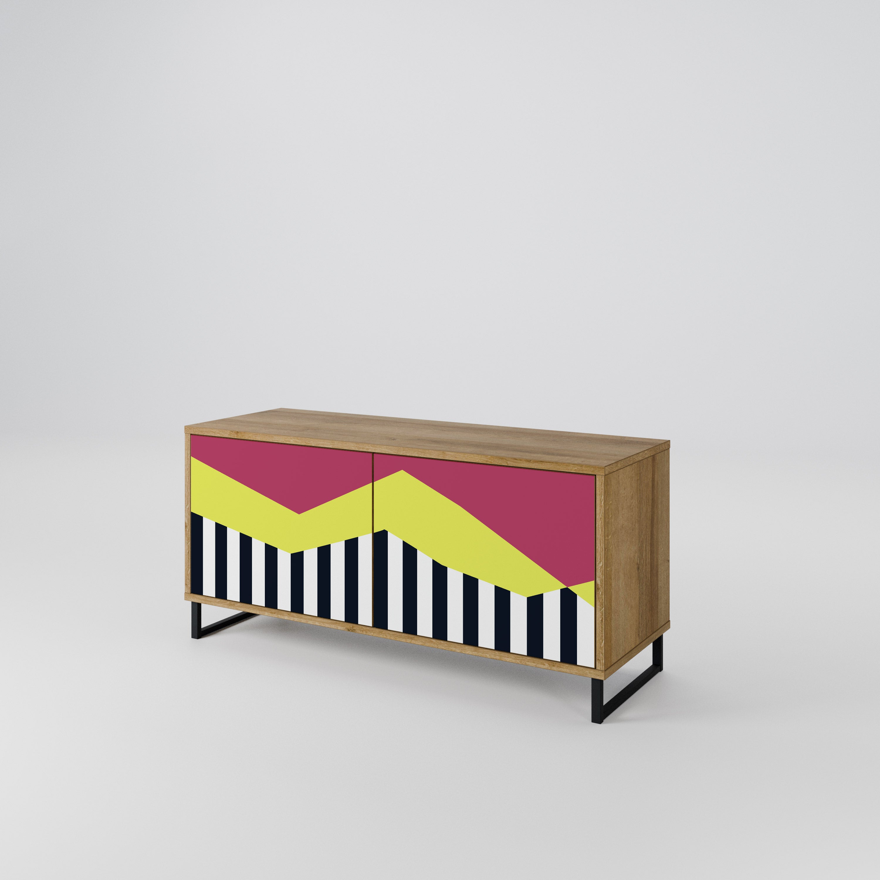 PIANO FANTASY Compact 2-Door TV Cabinet