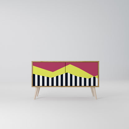 PIANO FANTASY Kompaktes 2-türiges TV-Lowboard