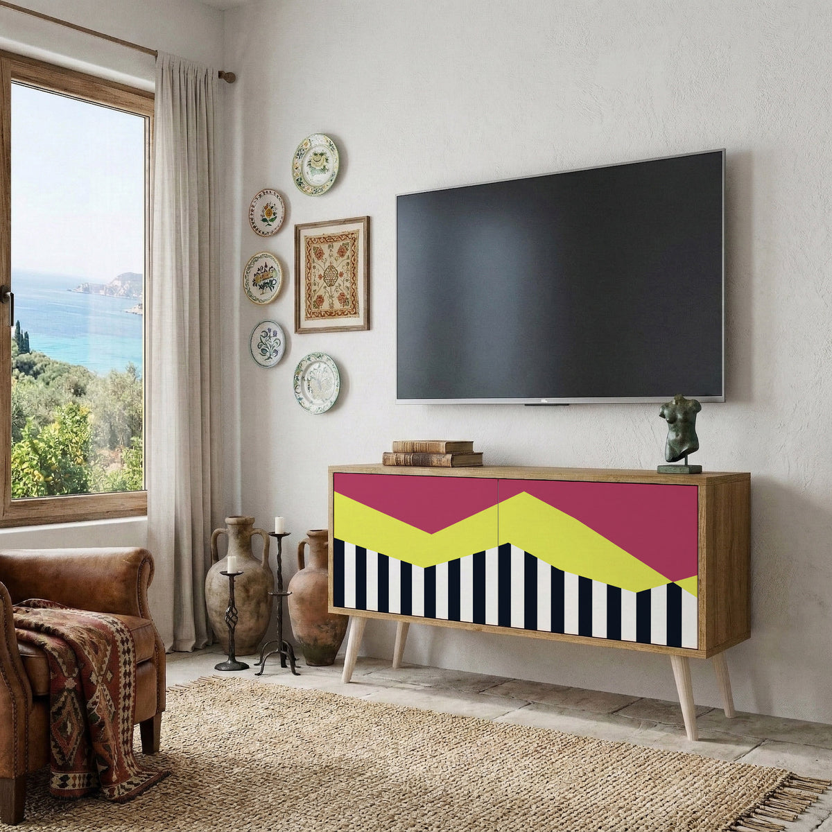 PIANO FANTASY Mobile TV Compatto a 2 Ante