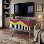 PIANO FANTASY Kompakt TV-bänk med 2 dörrar