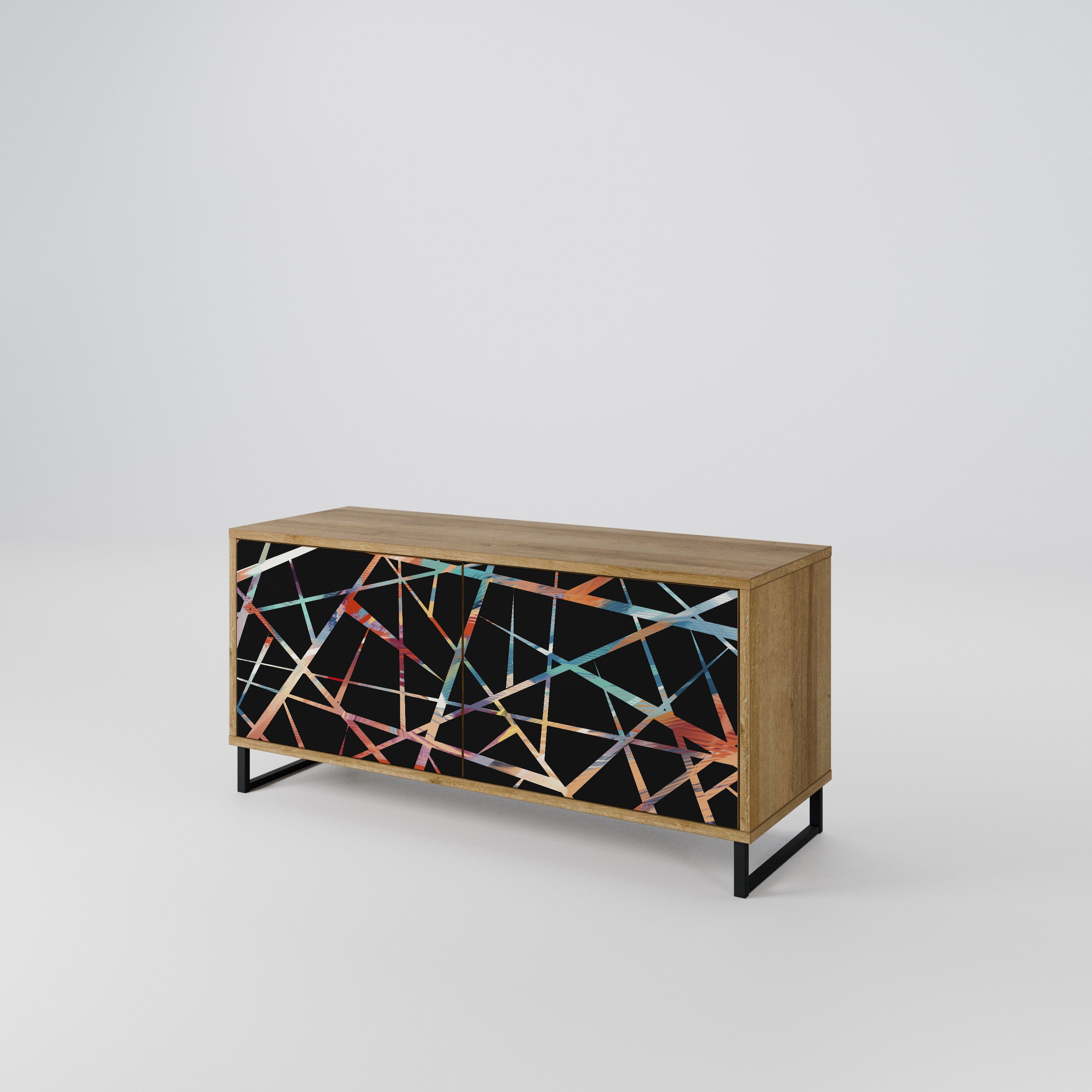 POLYGON VERVE Compact 2-Door TV Cabinet