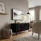 LUMINOUS SNARE Kompaktní dvoudveřový TV stolek