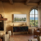 LUMINOUS SNARE Kompaktní dvoudveřový TV stolek