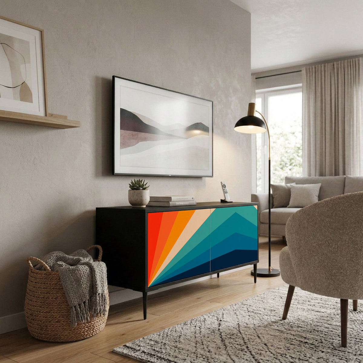 PRISM CONCUSSION Compact 2-Door TV Cabinet