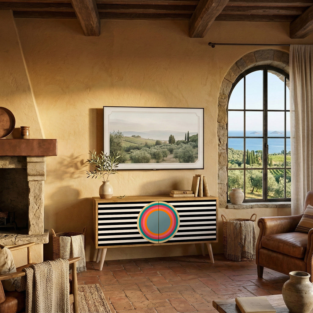 SPECTRA SHOWCASE Móvel de TV Compacto de 2 Portas