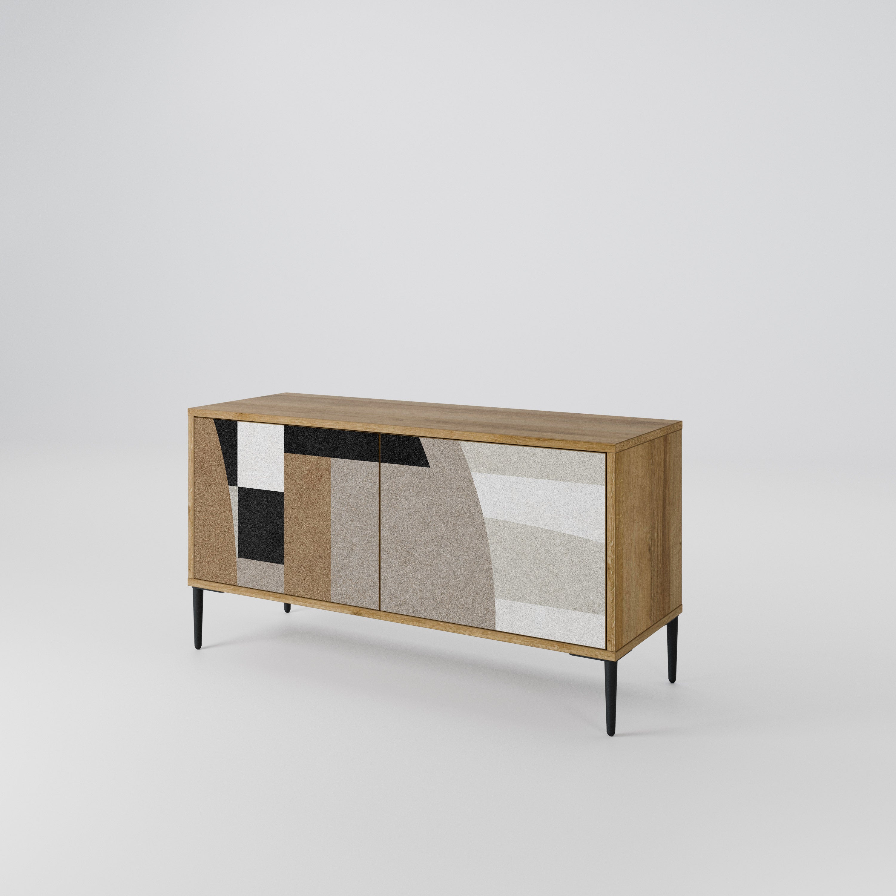 DELICATE MEMENTO Compact 2-Door TV Cabinet