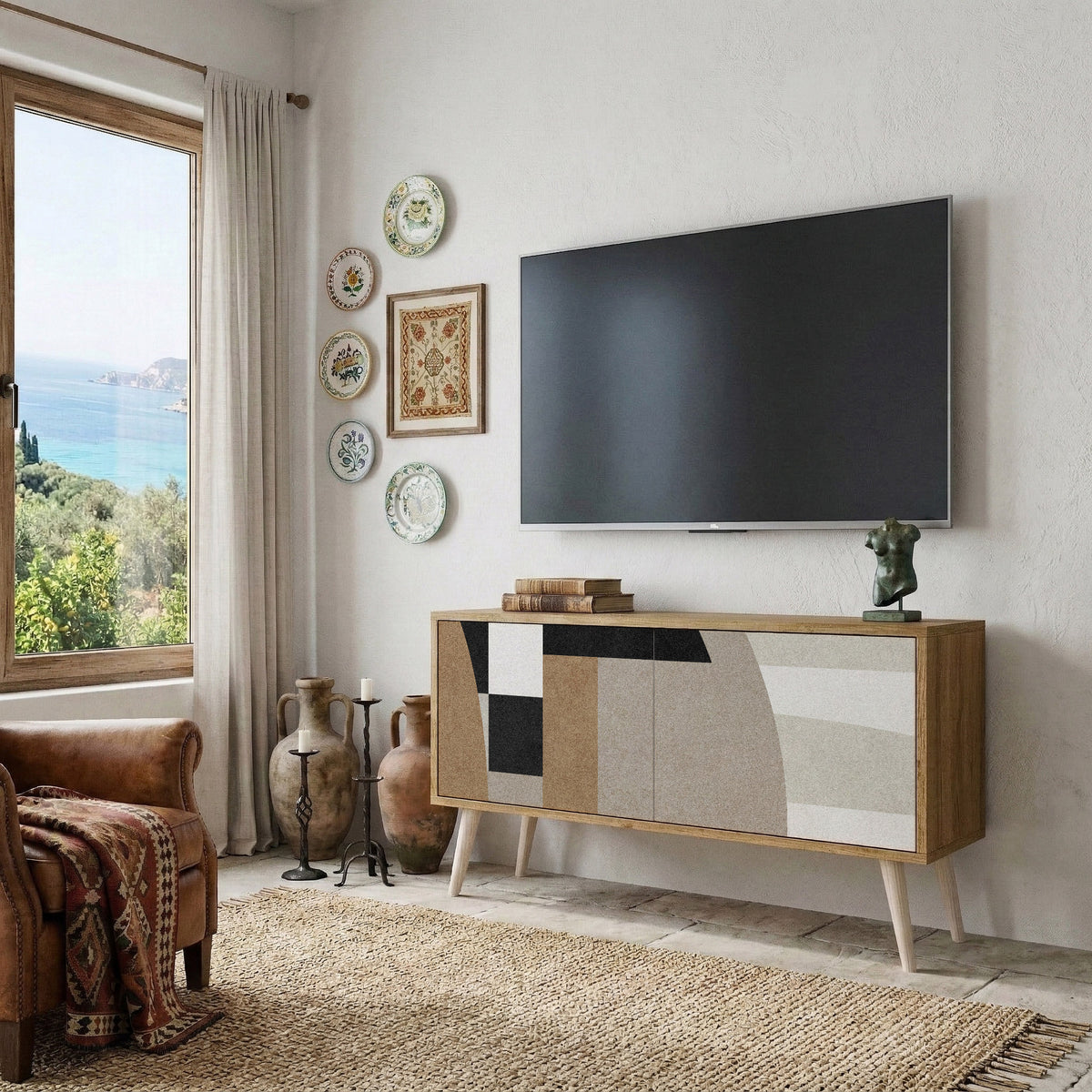 DELICATE MEMENTO Mobile TV Compatto a 2 Ante