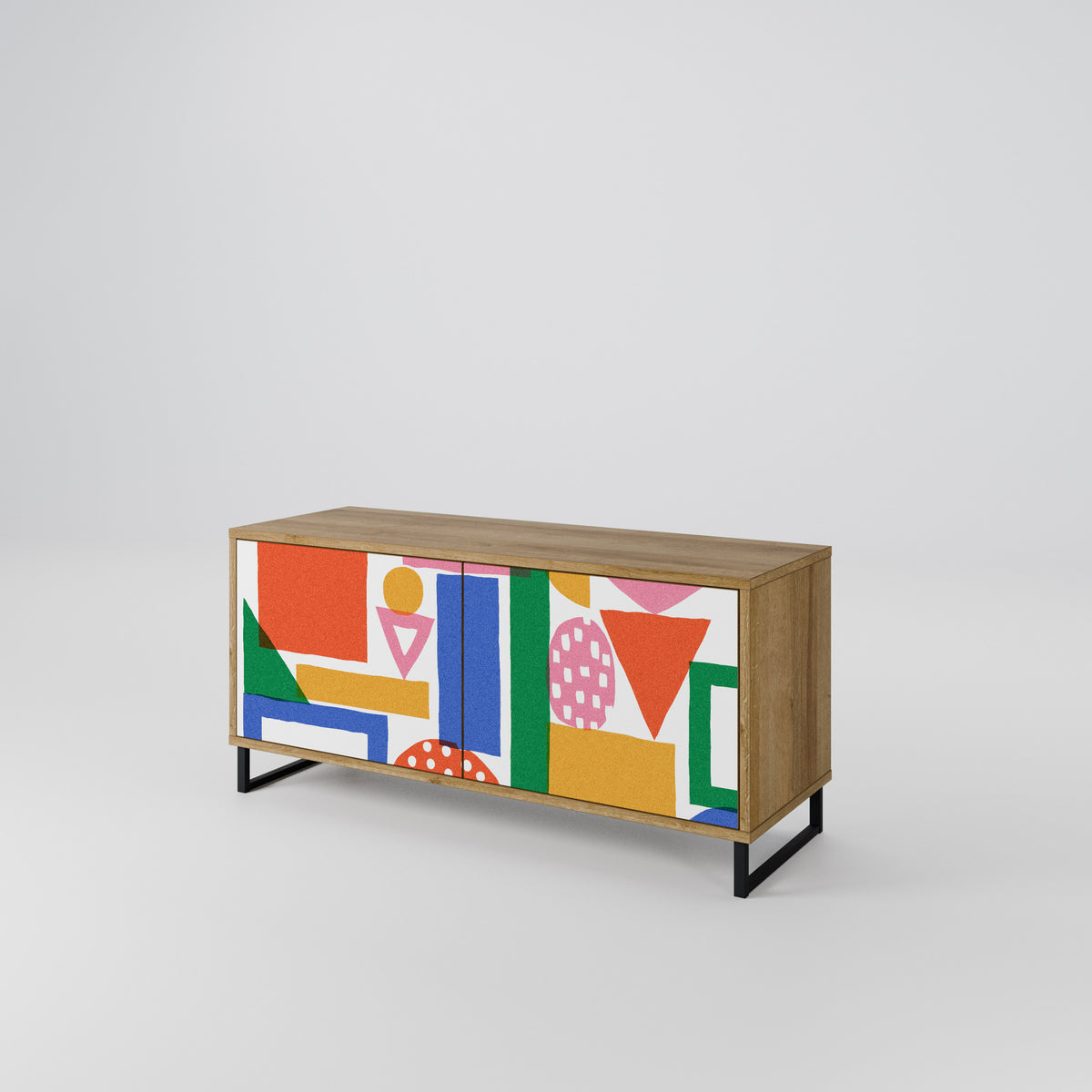 GEOMETRIC GLIMMER Mobile TV Compatto a 2 Ante