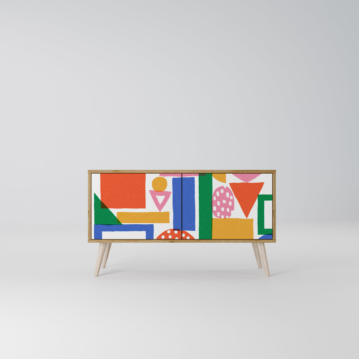 GEOMETRIC GLIMMER Mobile TV Compatto a 2 Ante