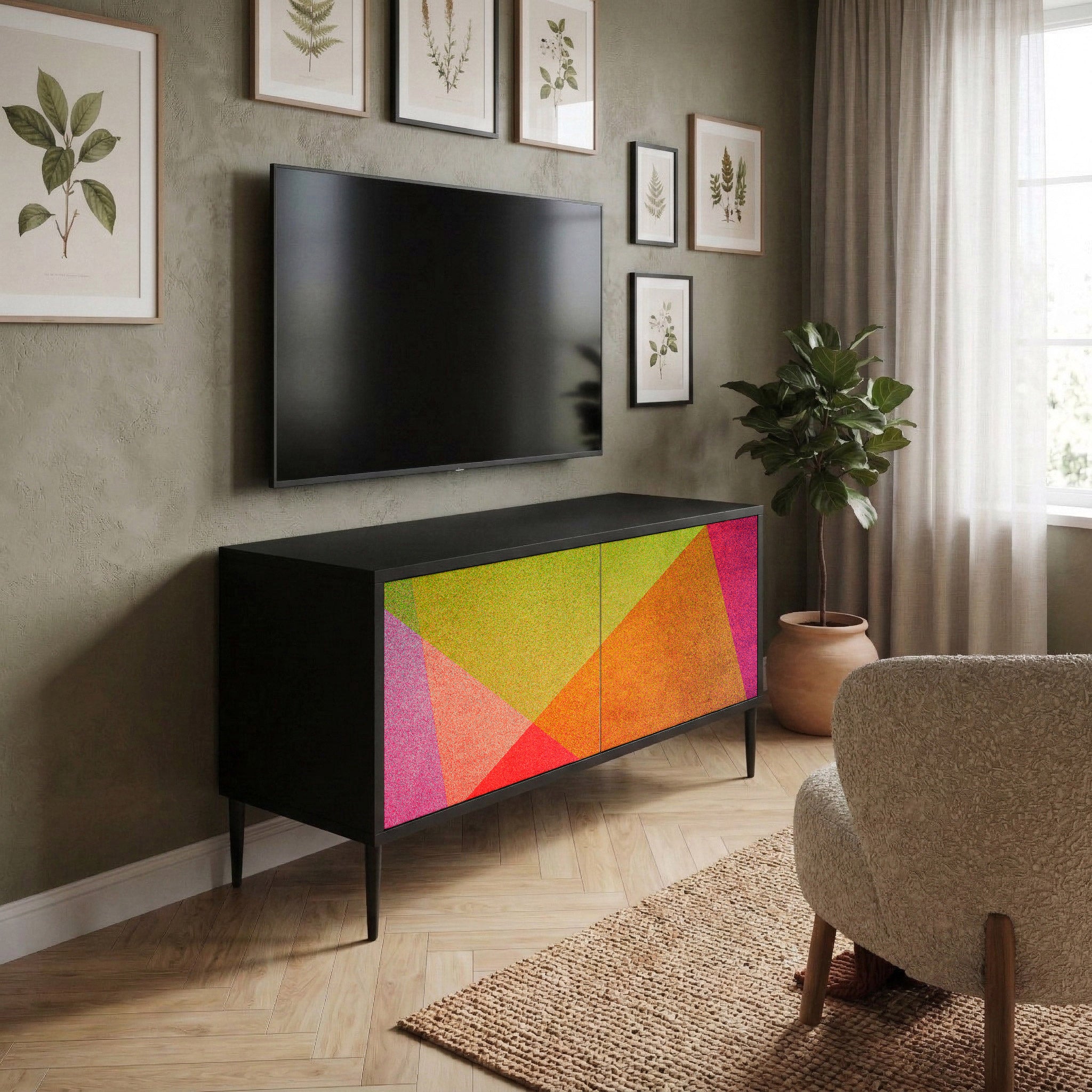 VIVID GEOMETRY Mobile TV Compatto a 2 Ante