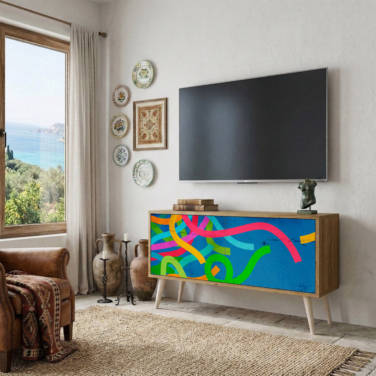 STREAMER TANGLE Mobile TV Compatto a 2 Ante