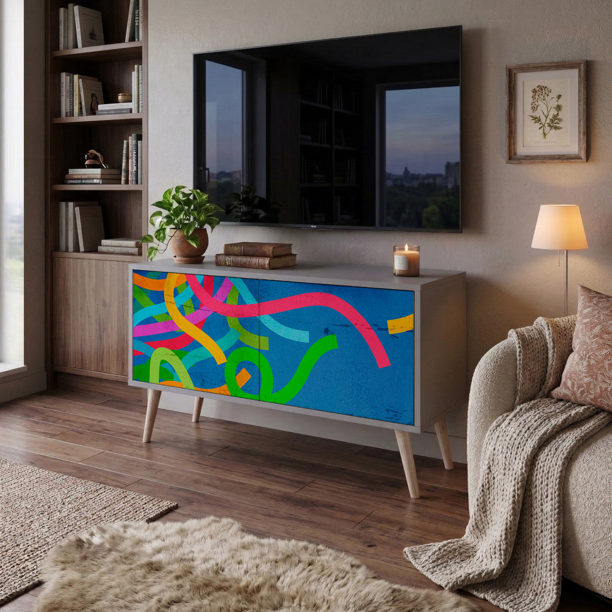 STREAMER TANGLE Mobile TV Compatto a 2 Ante