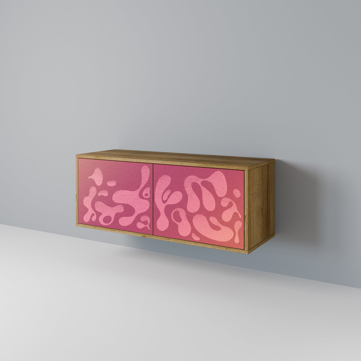 IRREGULAR PINK Mobile TV Compatto a 2 Ante