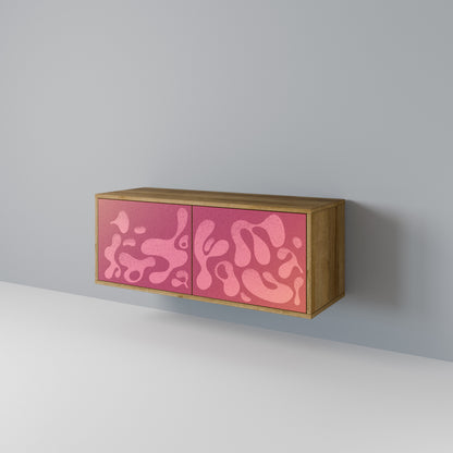 IRREGULAR PINK Compact 2-Door TV Cabinet