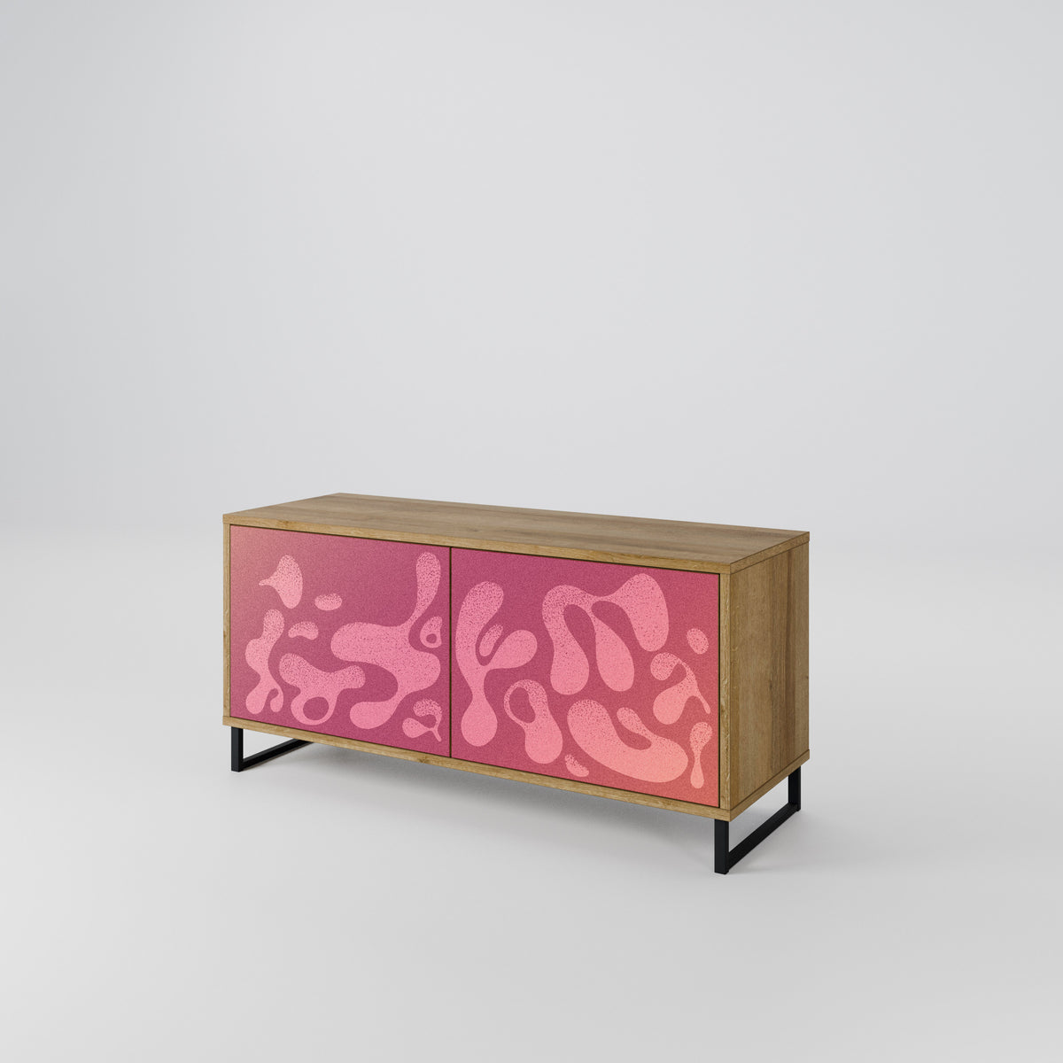 IRREGULAR PINK Mobile TV Compatto a 2 Ante