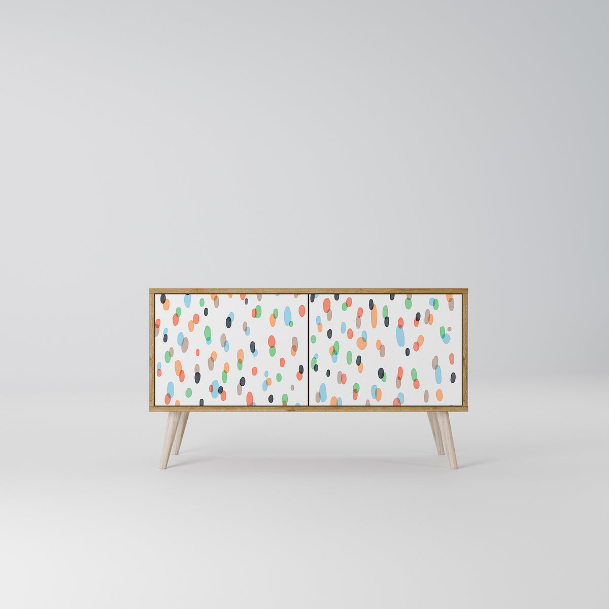 ENERGETIC SPOTS Compact 2-Door TV Cabinet