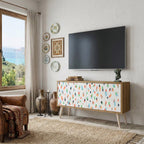 ENERGETIC SPOTS Compact 2-Door TV Cabinet