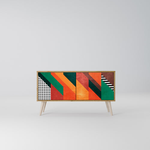 MAKESHIFT ARTISTRY Mobile TV Compatto a 2 Ante