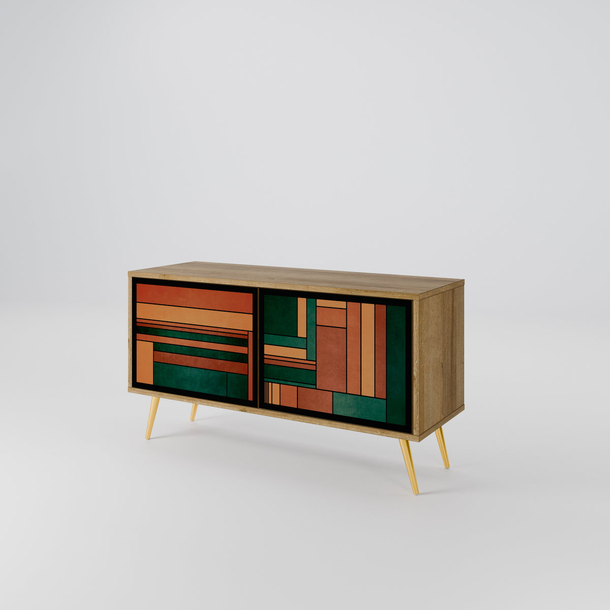 EARTHY FIGURES Mobile TV Compatto a 2 Ante