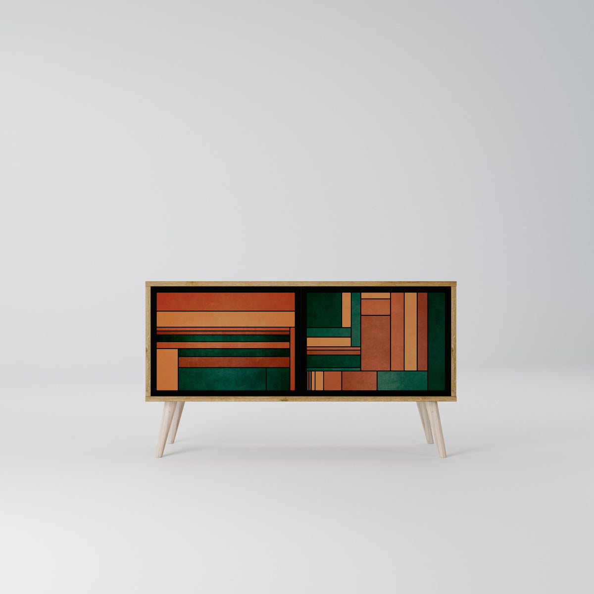 EARTHY FIGURES Mobile TV Compatto a 2 Ante