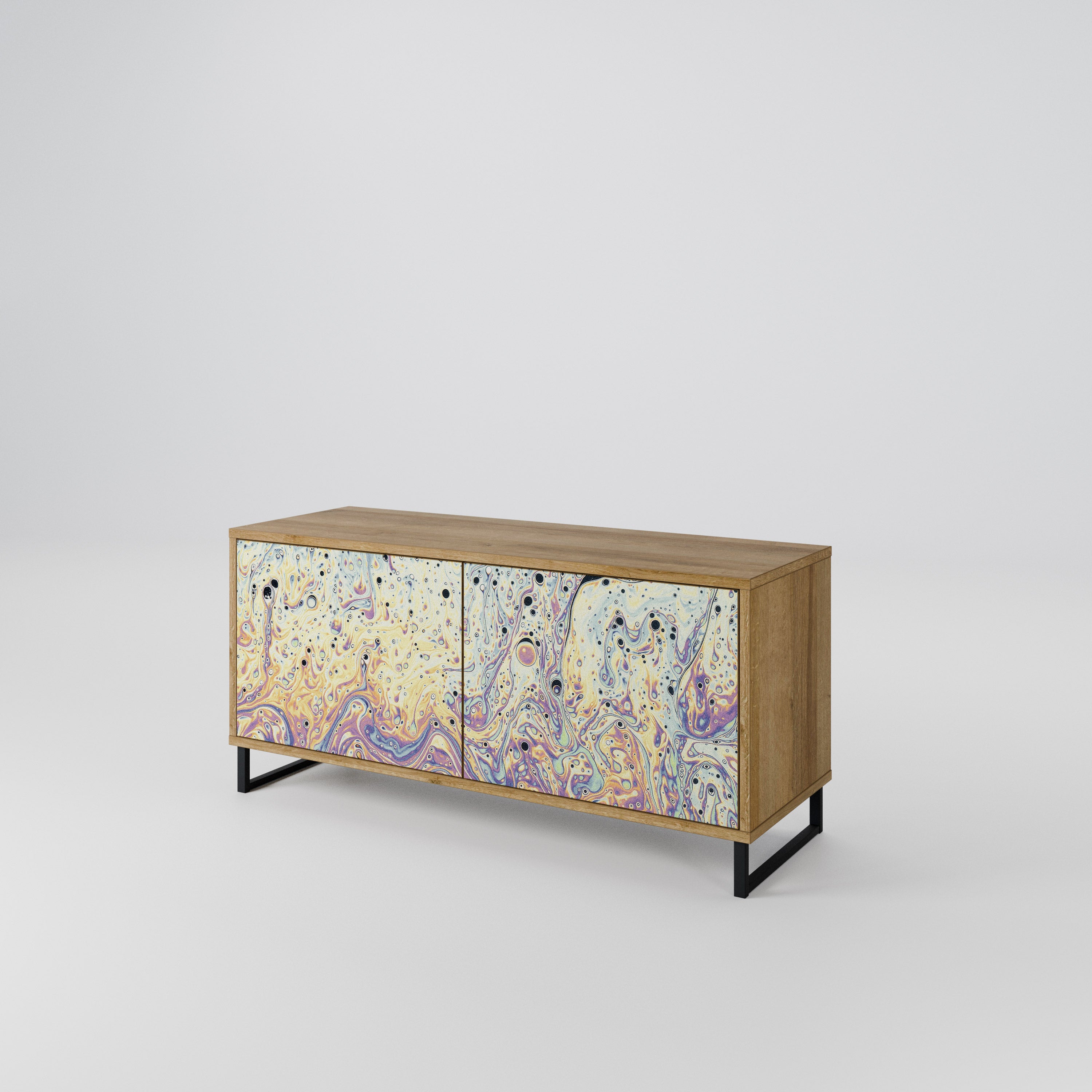 MOSAIC OF COLORS Compact 2-Door TV Cabinet