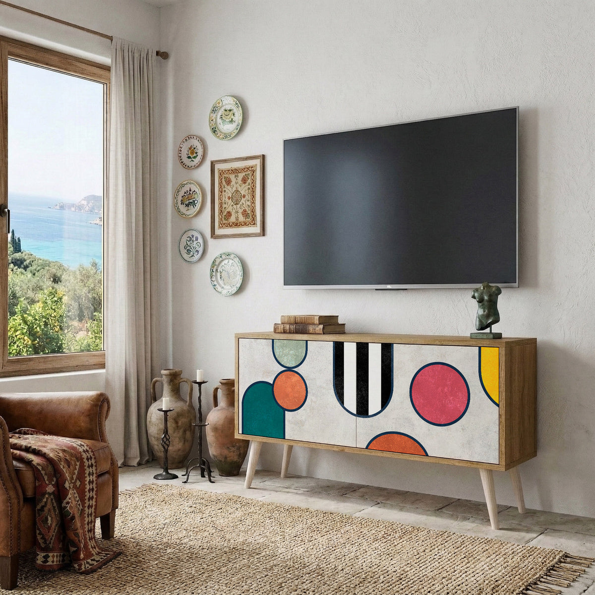 COOL STORY Mobile TV Compatto a 2 Ante
