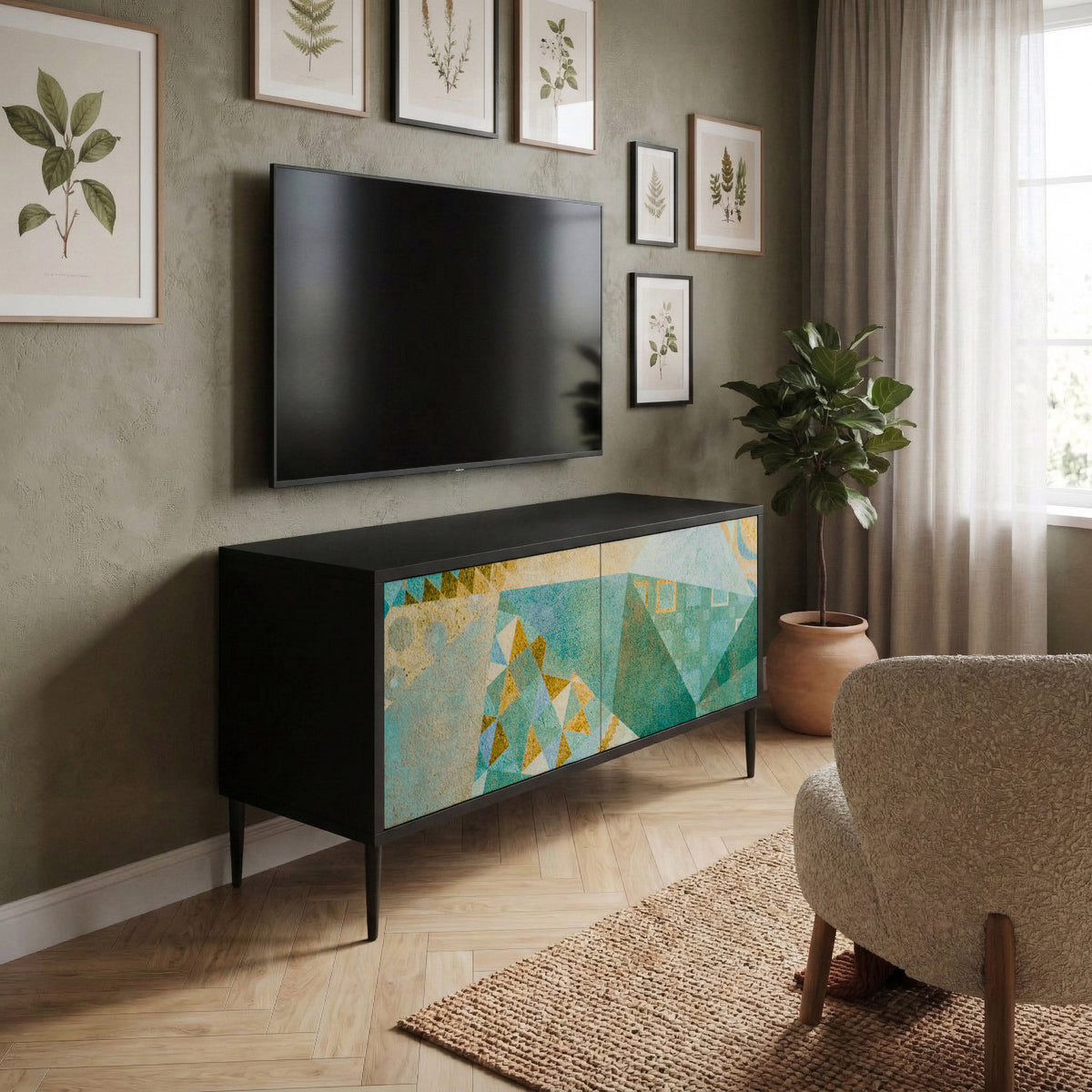 SPECTRUM SPLENDOR Kompaktní dvoudveřový TV stolek
