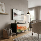 WATERCOLOUR PEAKS Kompaktní dvoudveřový TV stolek