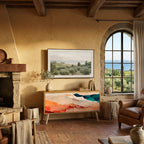 ABSTRACT LANDSCAPE Mobile TV Compatto a 2 Ante