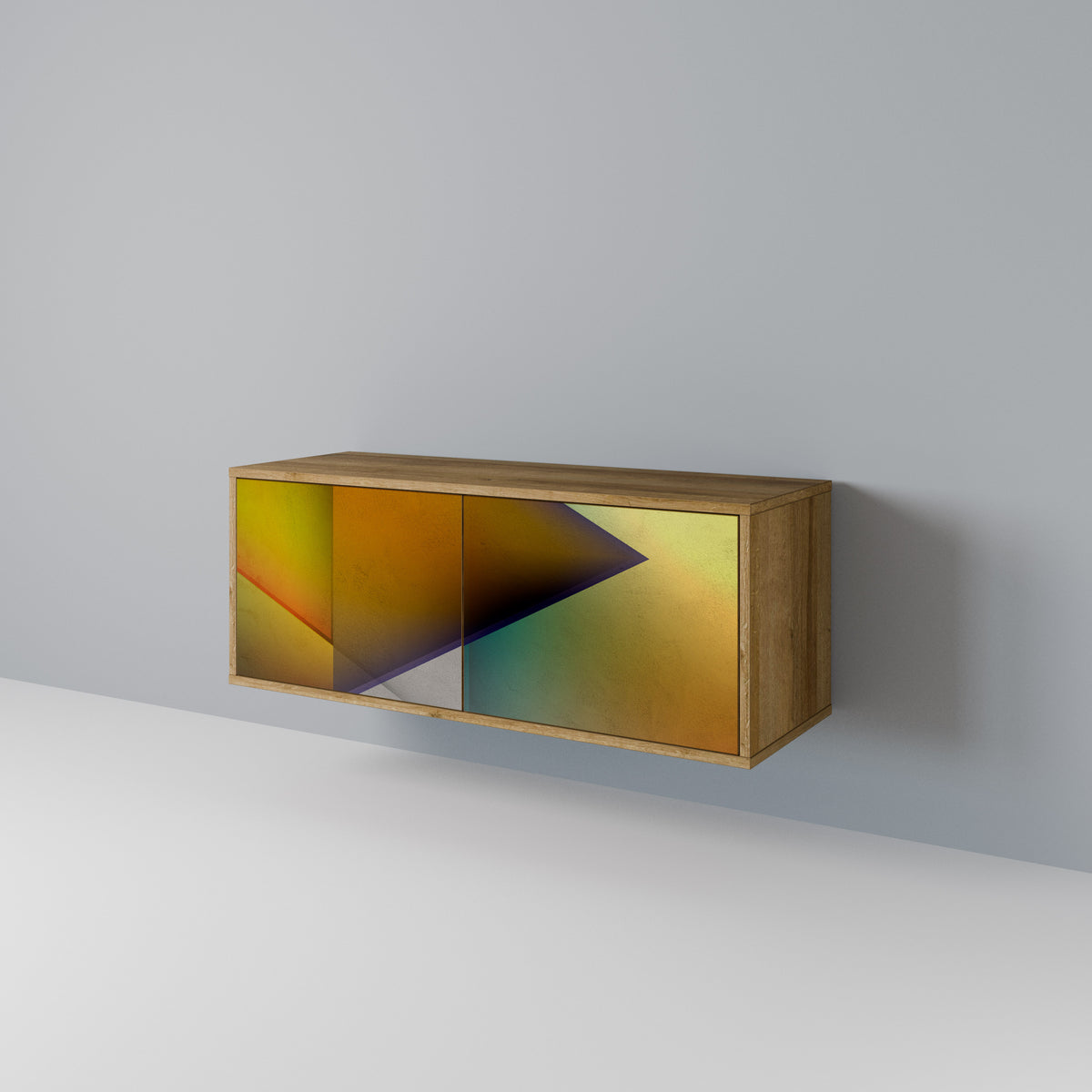 PIERCING SHARPNESS Mueble de TV Compacto de 2 puertas