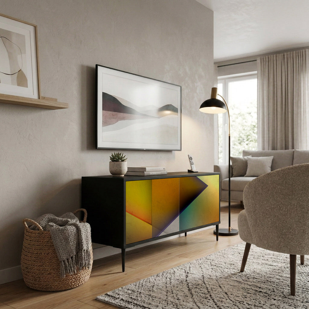 PIERCING SHARPNESS Móvel de TV Compacto de 2 Portas