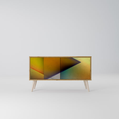 PIERCING SHARPNESS Kompaktní dvoudveřový TV stolek