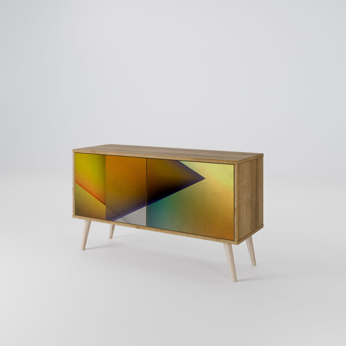 PIERCING SHARPNESS Mueble de TV Compacto de 2 puertas