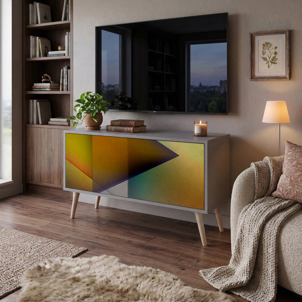 PIERCING SHARPNESS Móvel de TV Compacto de 2 Portas