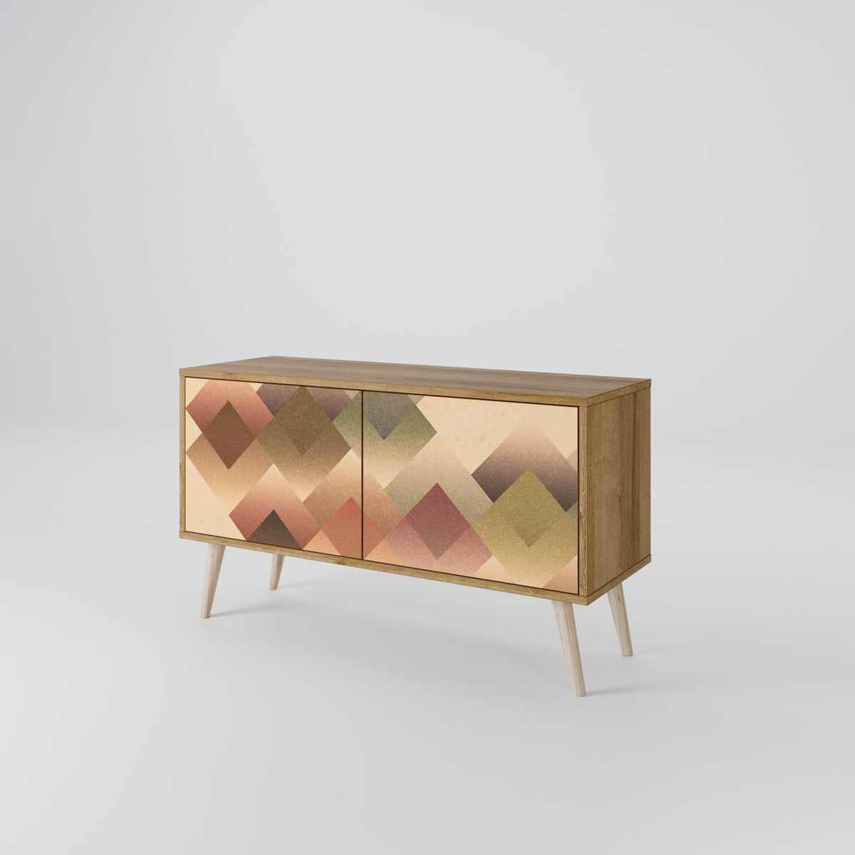 GEOMETRIC FUSION Mobile TV Compatto a 2 Ante