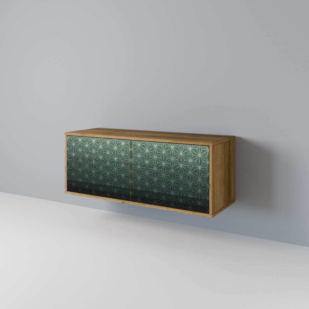 ORNAMENTAL GLIMMER Kompaktes 2-türiges TV-Lowboard