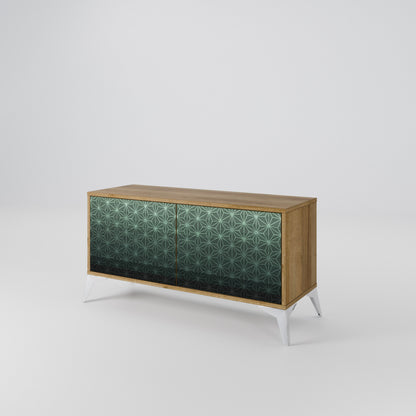 ORNAMENTAL GLIMMER Kompaktes 2-türiges TV-Lowboard