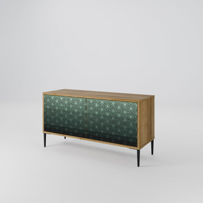 ORNAMENTAL GLIMMER Kompaktes 2-türiges TV-Lowboard