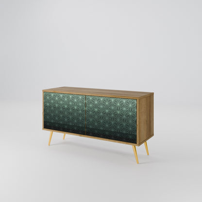 ORNAMENTAL GLIMMER Kompaktes 2-türiges TV-Lowboard