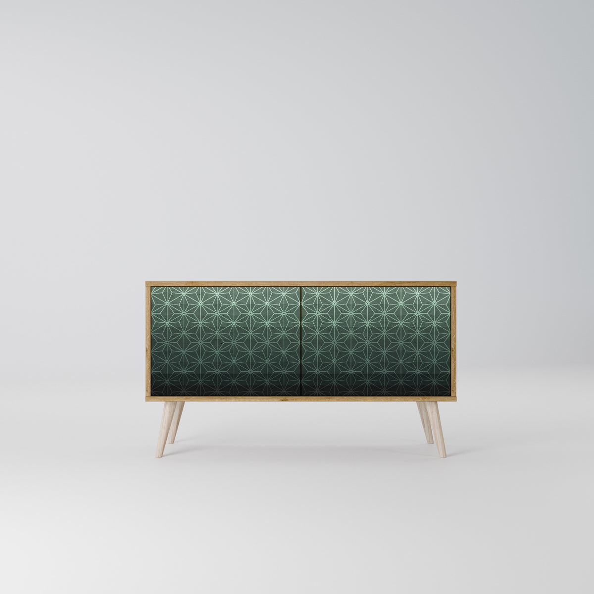 ORNAMENTAL GLIMMER Kompaktes 2-türiges TV-Lowboard