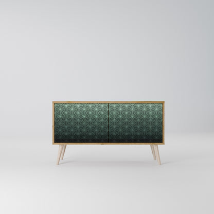 ORNAMENTAL GLIMMER Kompaktes 2-türiges TV-Lowboard