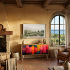 COLORFUL SOUNDS Mobile TV Compatto a 2 Ante