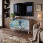 ABSTRACT THOUGHTS Mobile TV Compatto a 2 Ante