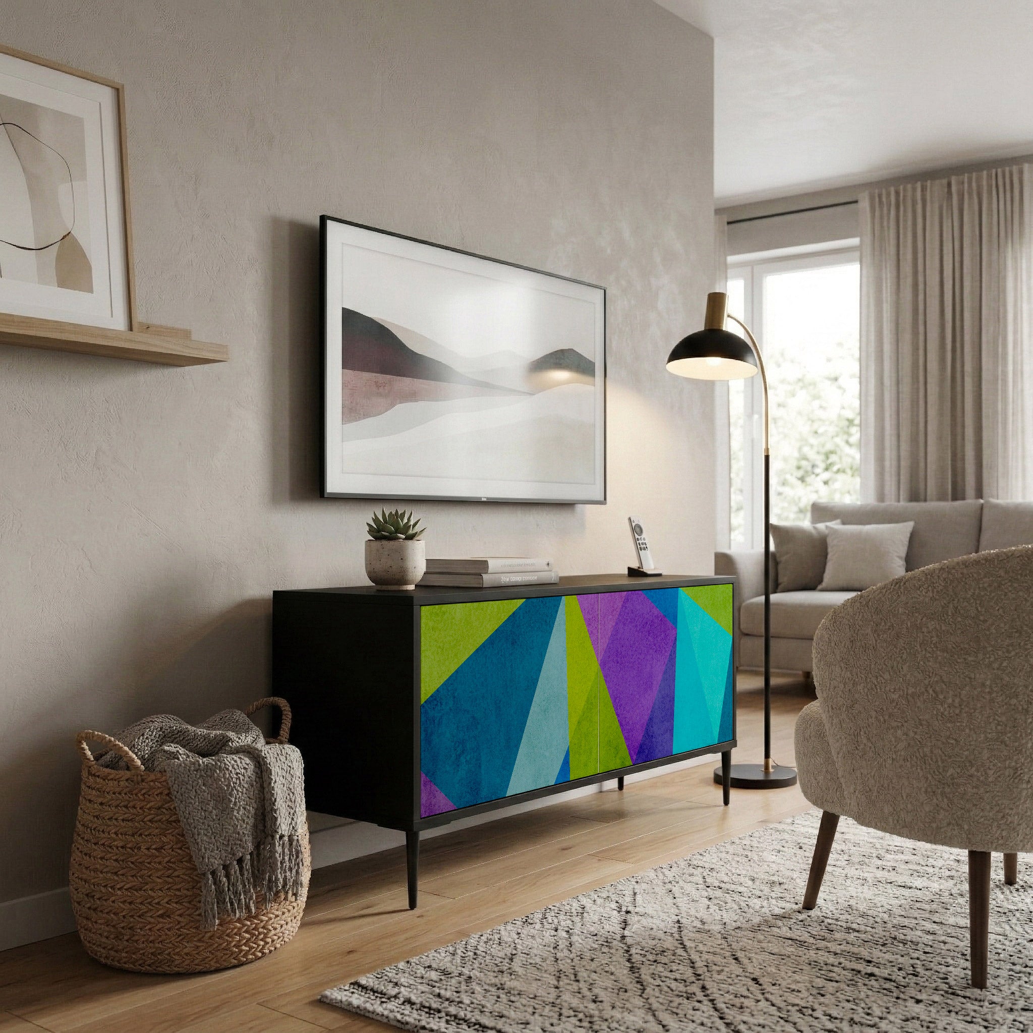 COLD SHOWCASE Mobile TV Compatto a 2 Ante