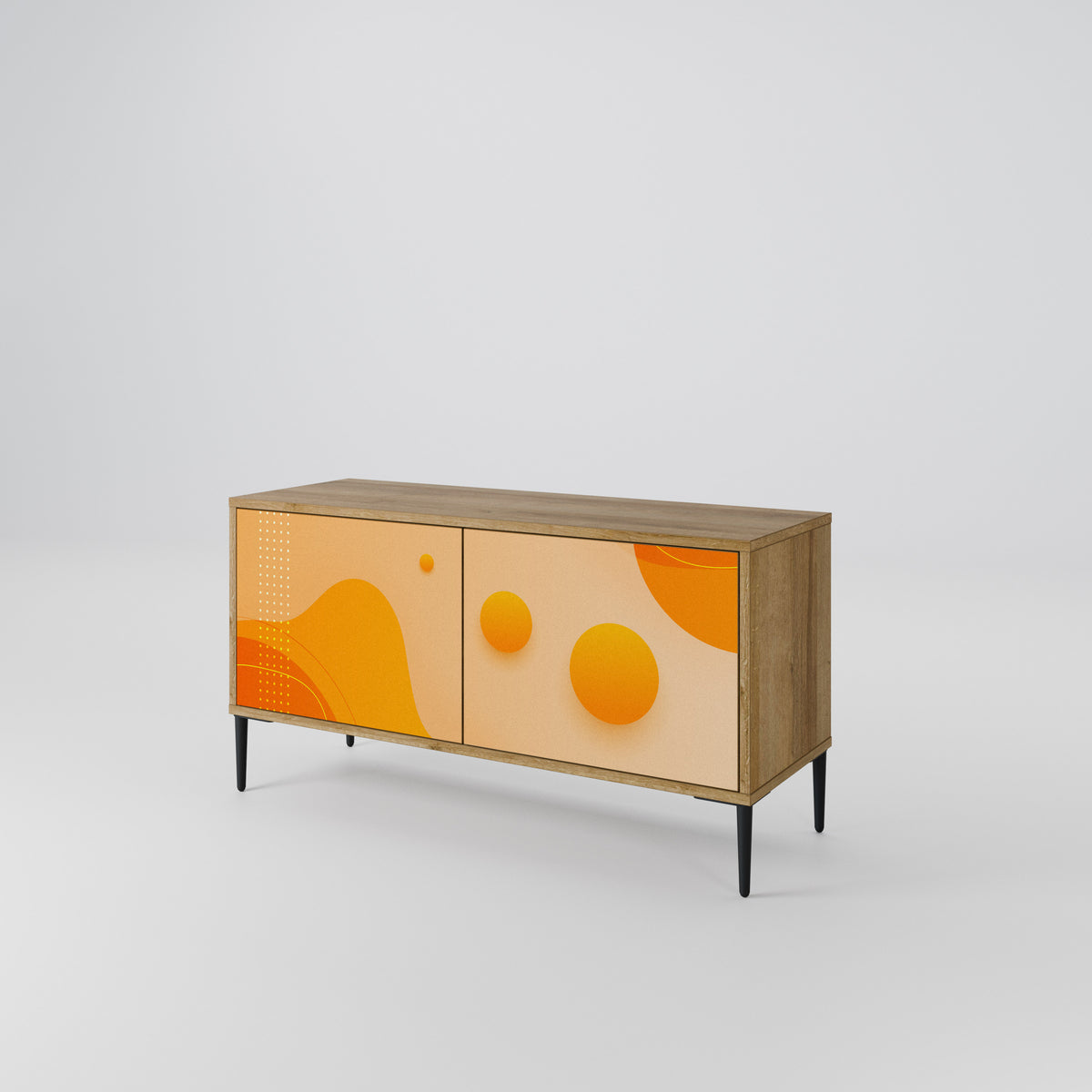 ORANGE ARRANGEMENT Συμπαγές έπιπλο τηλεόρασης 2-θυρών