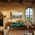 POLYGONAL FLOATING Mobile TV Compatto a 2 Ante