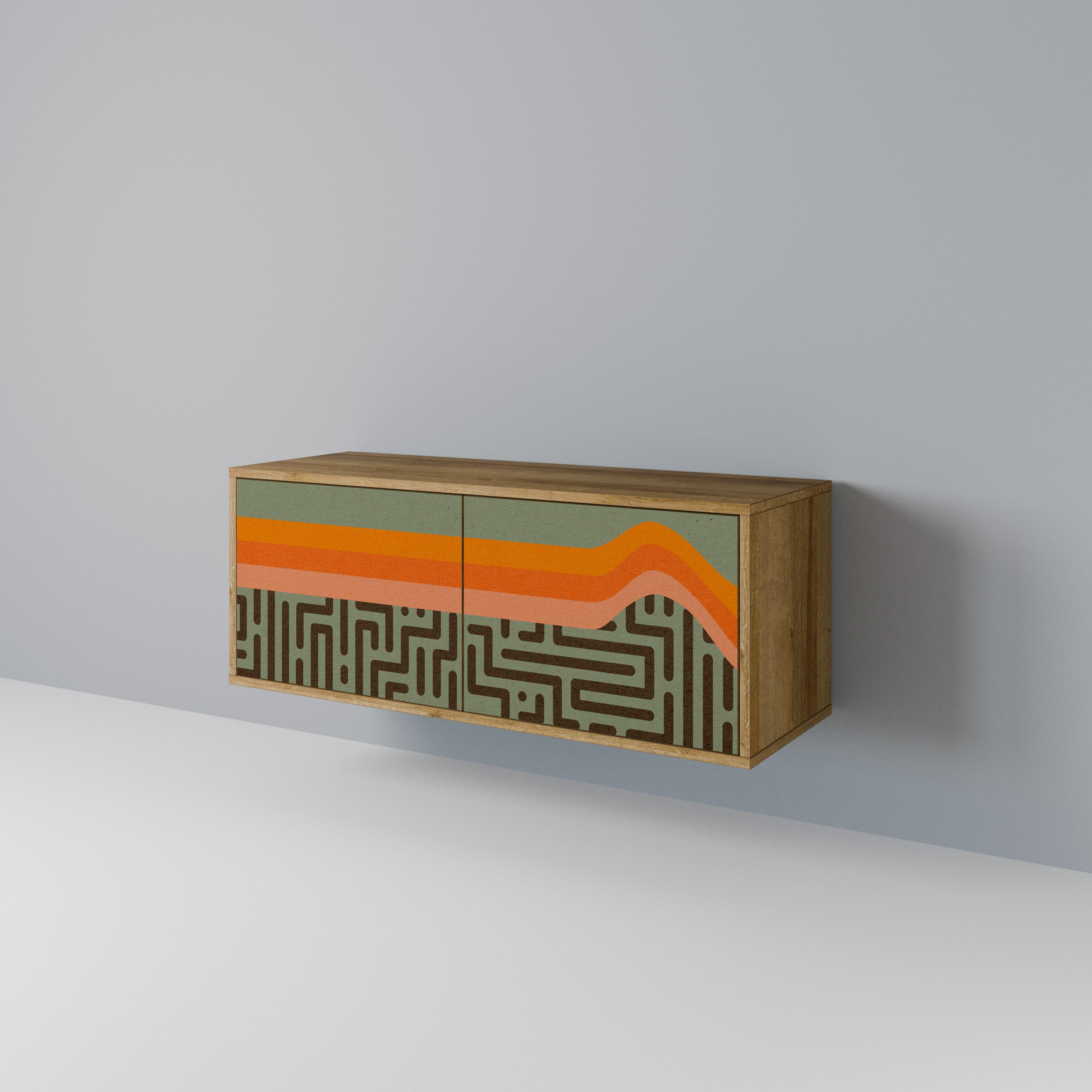 SIMPLE SOLUTIONS Compact 2-Door TV Cabinet