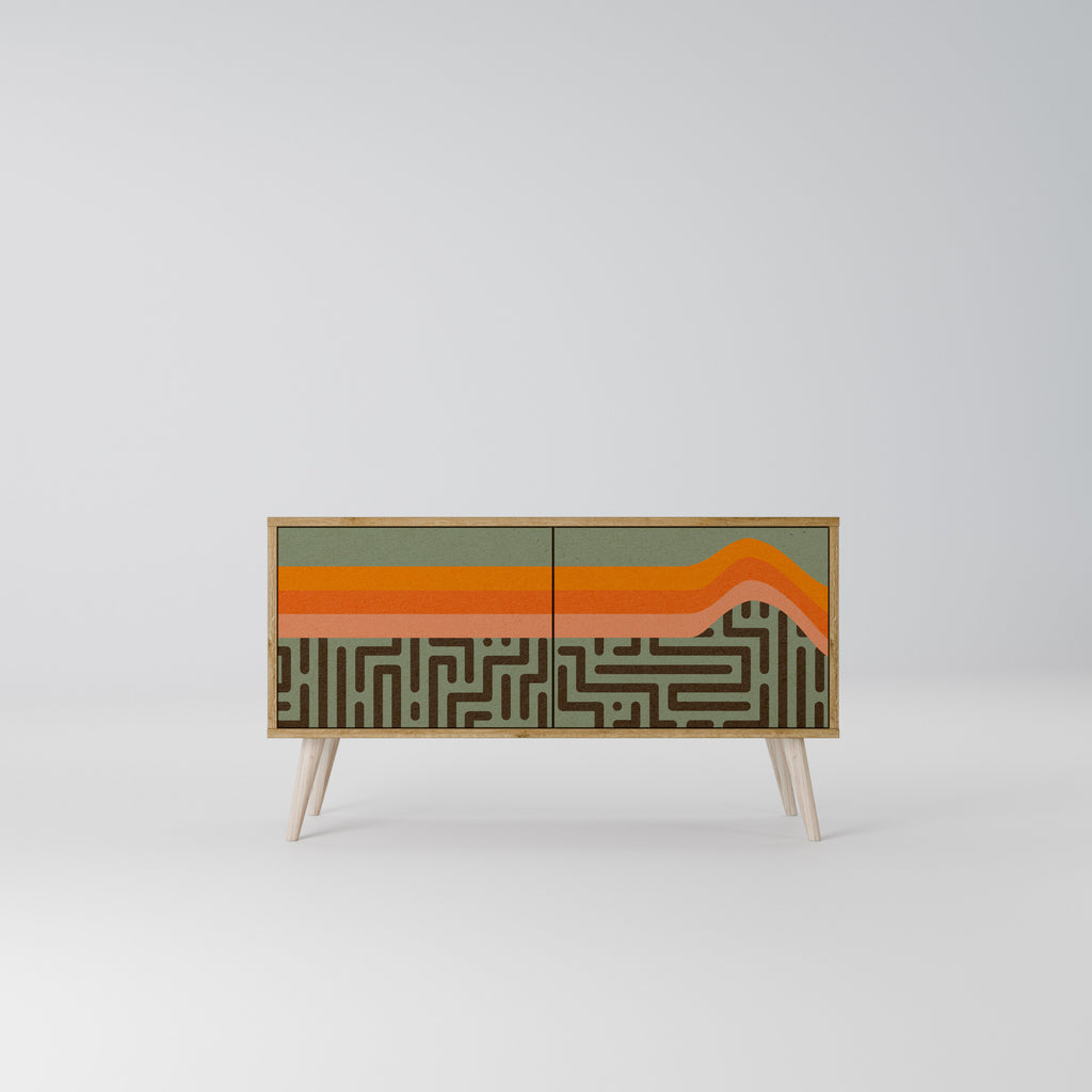 SIMPLE SOLUTIONS Kompaktes 2-türiges TV-Lowboard