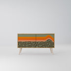 SIMPLE SOLUTIONS Kompaktes 2-türiges TV-Lowboard