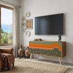 SIMPLE SOLUTIONS Kompaktes 2-türiges TV-Lowboard